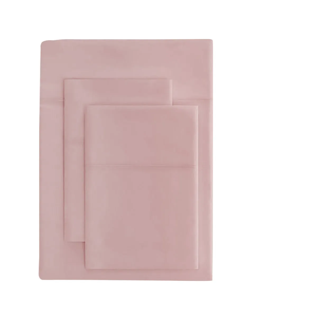 1000TC Bamboo Cotton King Quilt Cover Set - Blush