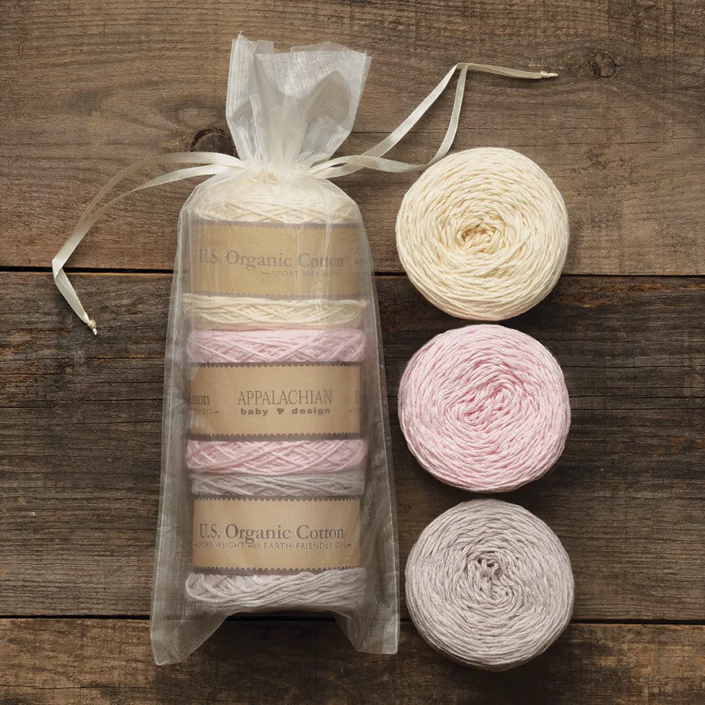 3 Pack U.S. Organic Cotton Yarn Set