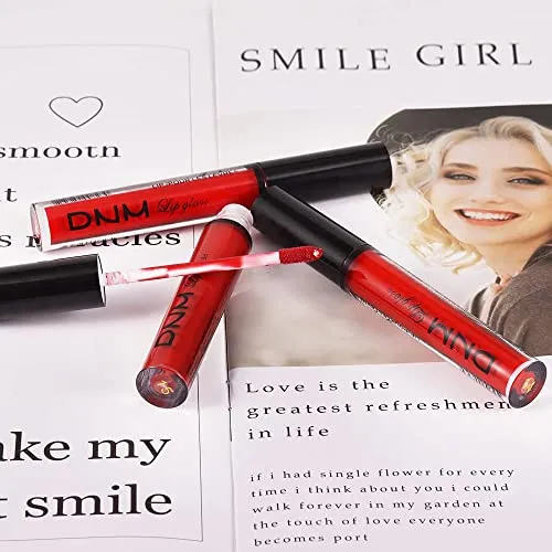 3Pcs Red, Redder & Reddest Matte 24-hour Liquid Lipstick Set