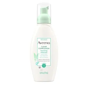 Aveeno Clear Complexion Foaming Cleanser, 6 oz