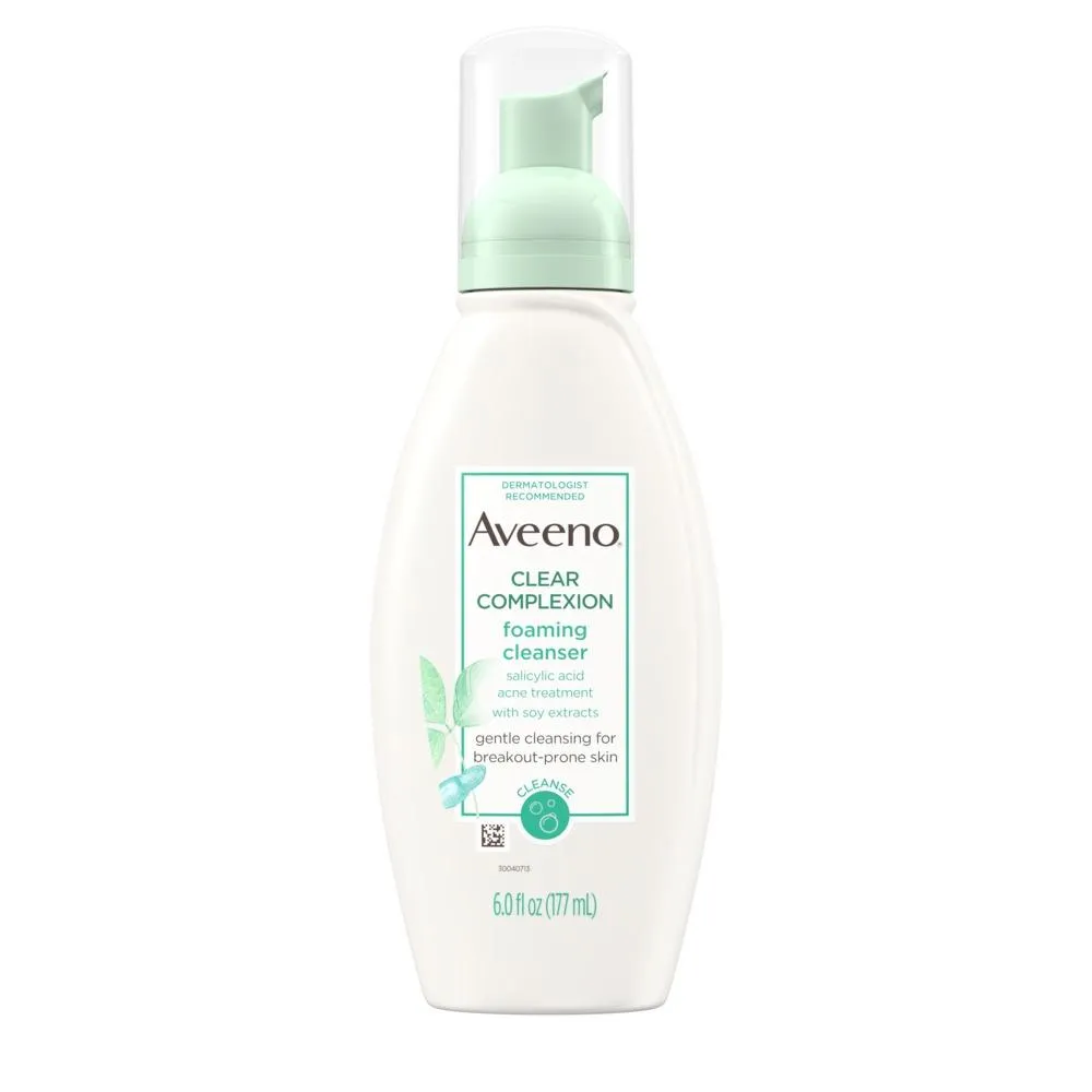 Aveeno Clear Complexion Foaming Cleanser, 6 oz