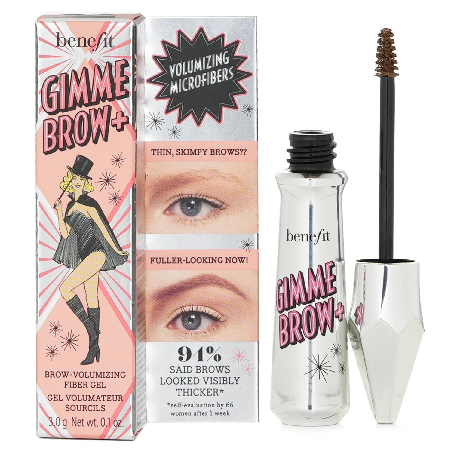 Benefit - Gimme Brow  Volumizing Fiber Gel - #2 Warm Golden Blonde  - 3g/0.1oz