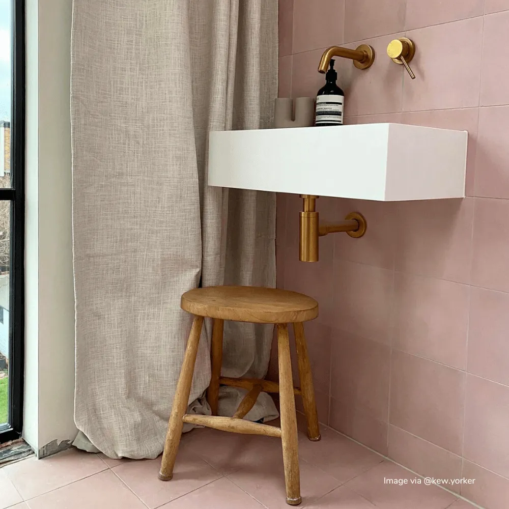 Blush Square Tile