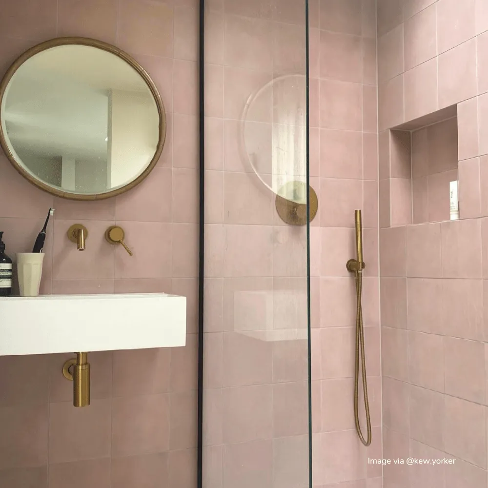 Blush Square Tile