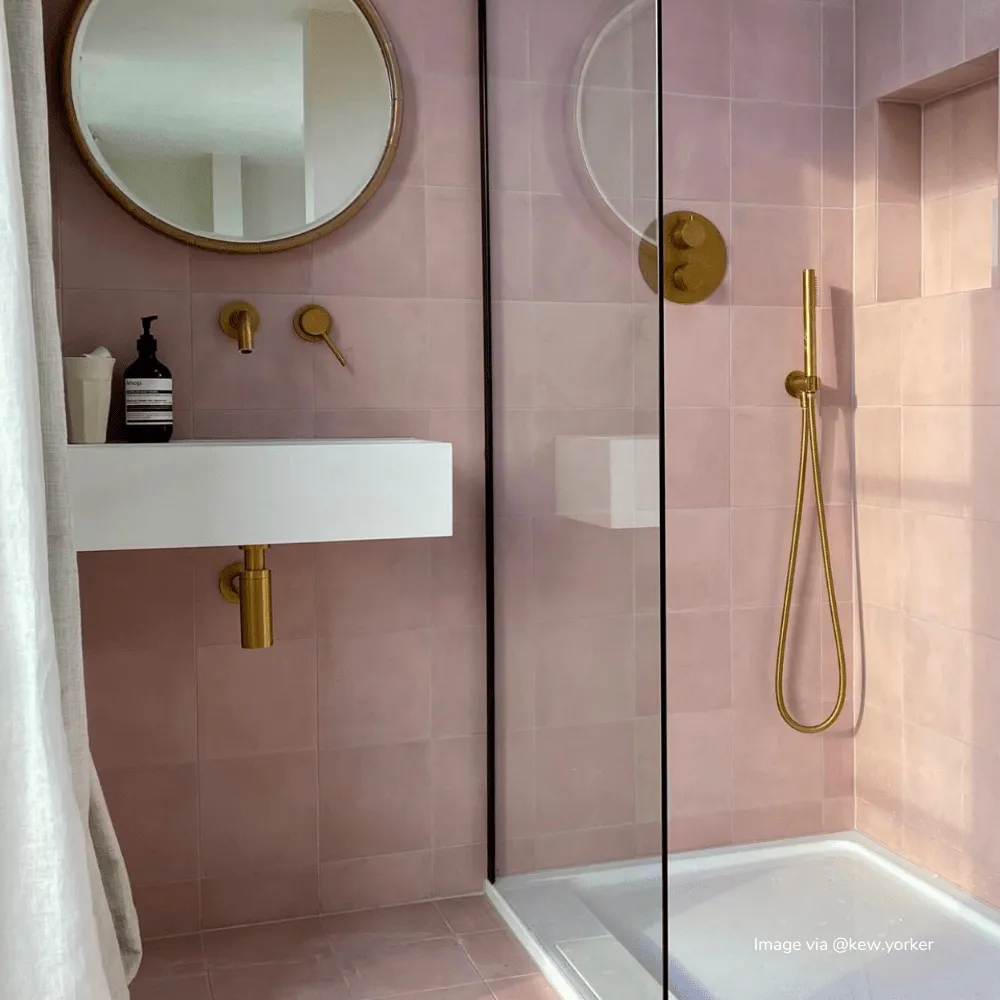 Blush Square Tile
