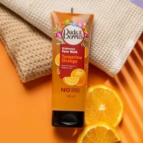 Brightening Tangerine Orange Face Wash With Natural Vitamin C for Glowing Skin | pH Balanced Gentle Facewash | No Sulphate, No Paraben (100 ml)
