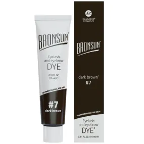 Bronsun Hybrid Lash & Brow Gel Dye - Original Formula - Dark Brown #7 - 15 ml