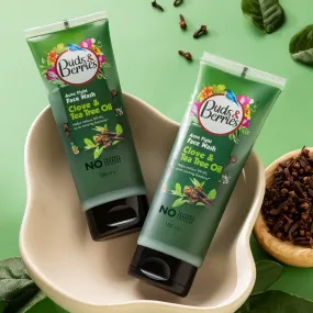 Clove and Tea Tree Oil Acne Fight Face Wash | Clears Blemishes and Spots | pH Balanced Gentle Facewash | No Sulphate, No Paraben (100 ml)