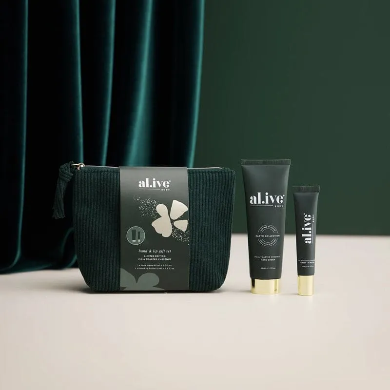 Hand & Lip Gift Set | Fig & Toasted Chestnut