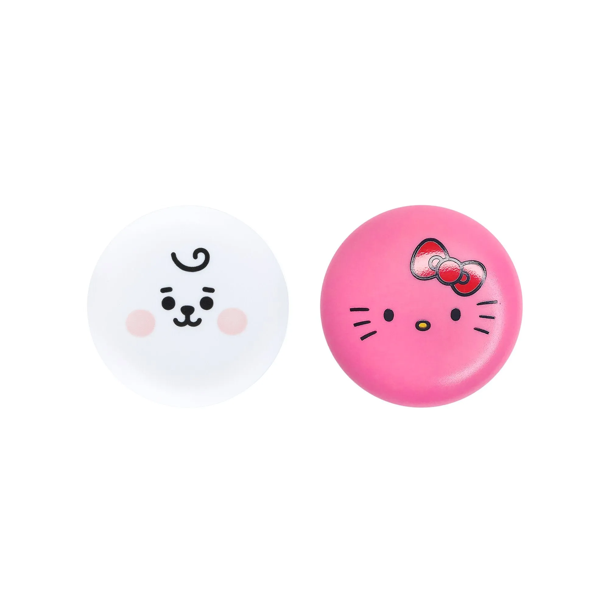 Hello Kitty & BT21 RJ Moisturizing Macaron Lip Balm Duo