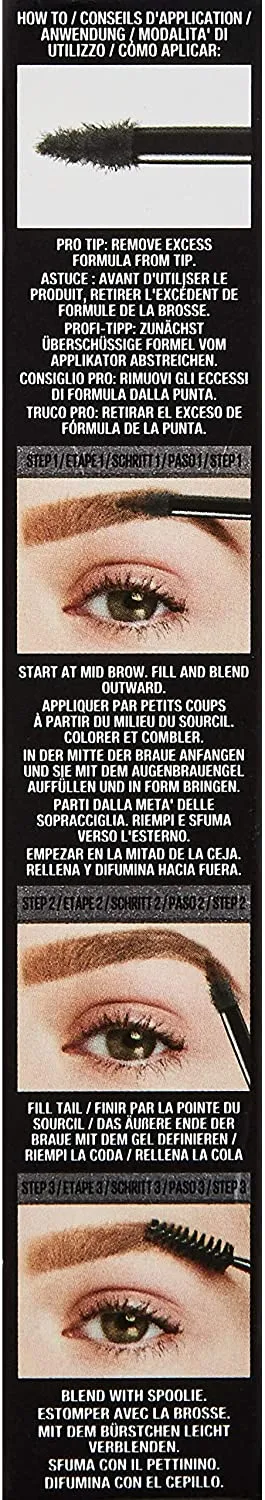Maybelline Tattoo Brow Waterproof Eyebrow Gel 06 Deep Brown