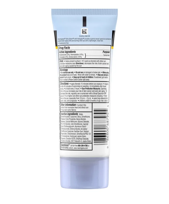 Neutrogena Ultra Sheer® Dry-Touch Sunscreen Broad Spectrum SPF 45 ( Expiry-3-2024 )