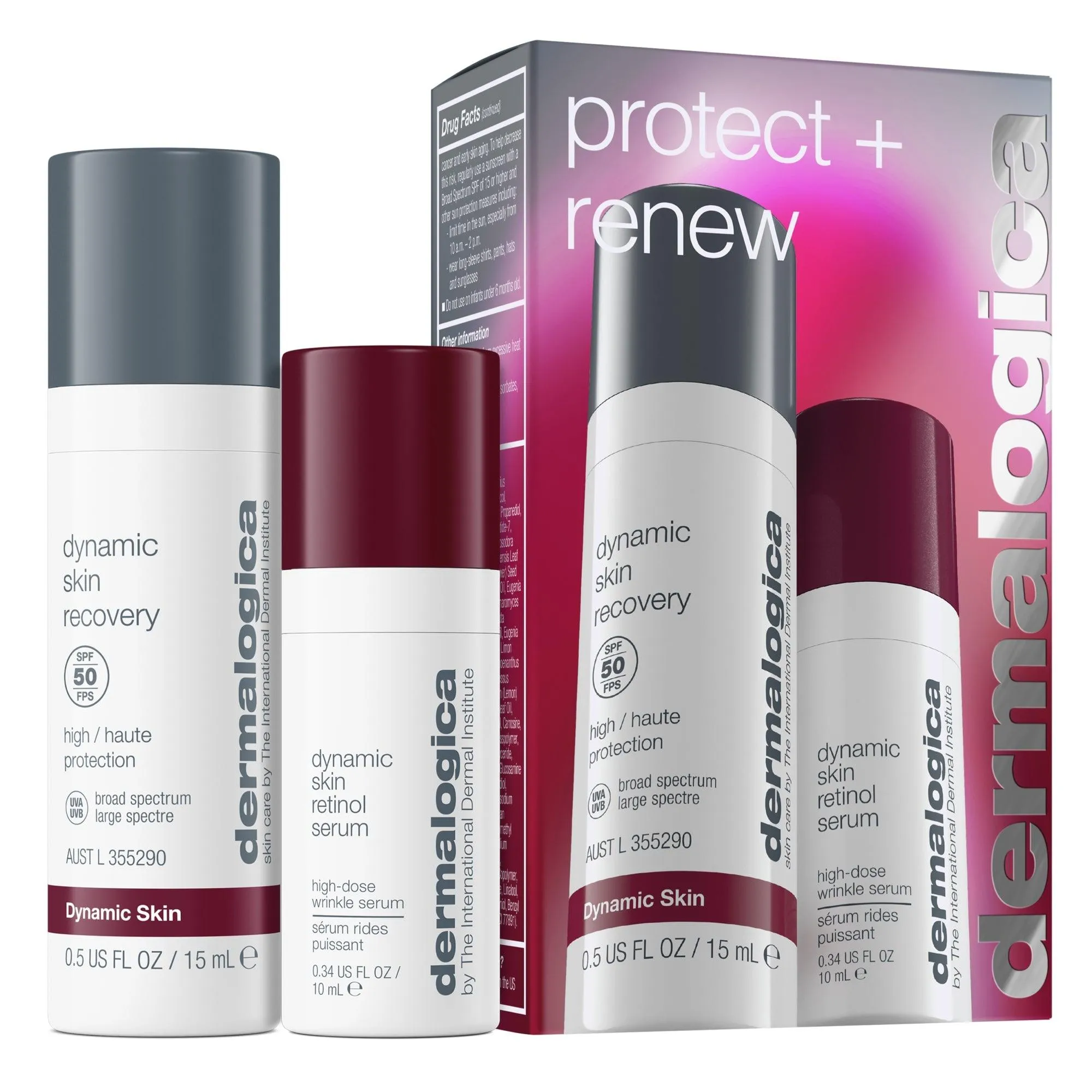 protect   renew set (2 travel-size)