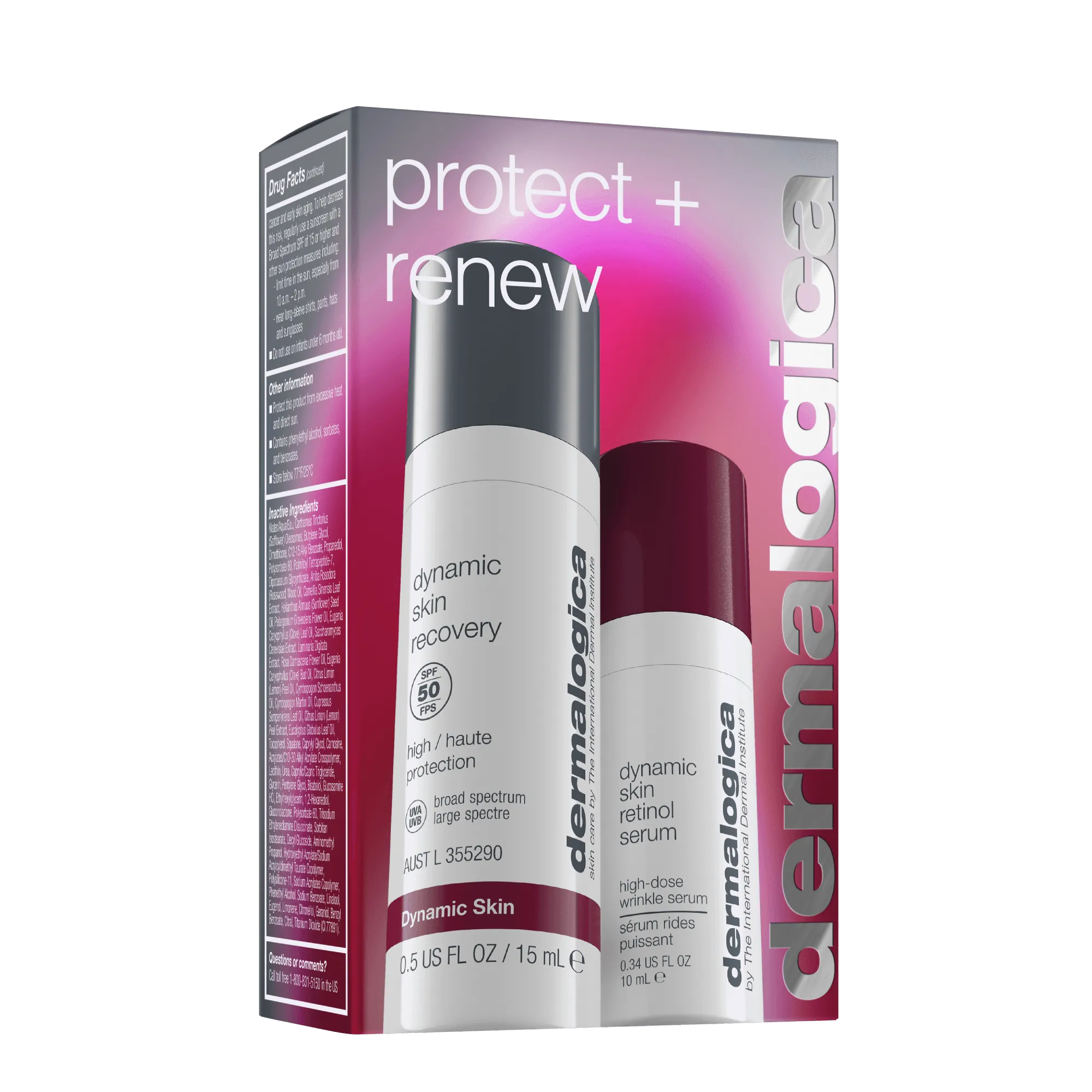 protect   renew set (2 travel-size)