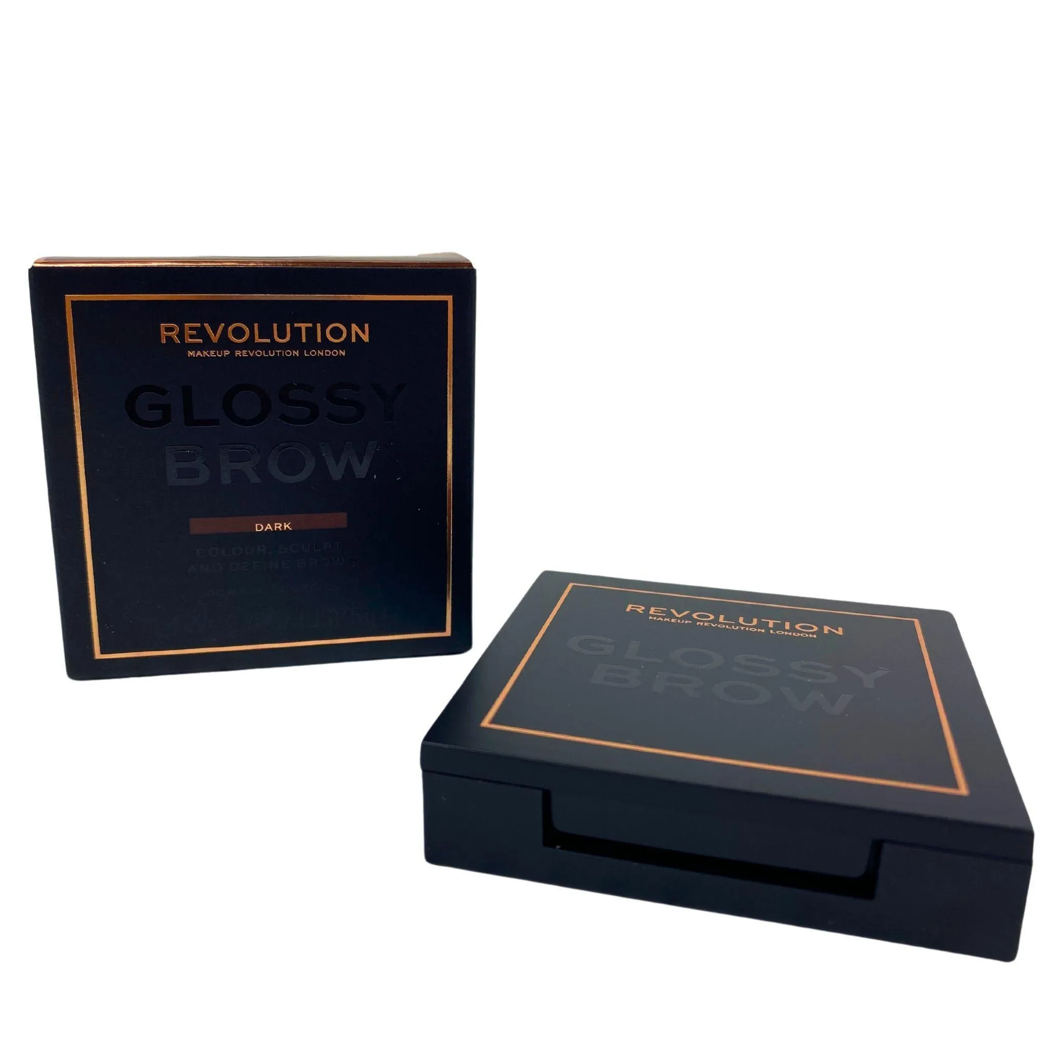 Revolution Glossy Brow Dark Colour,Sculpt & Define Brows 0.17OZ (30 Pcs Lot)
