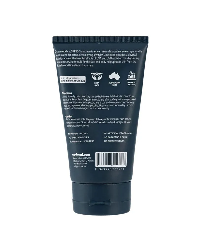Surfmud Ocean Addicts Sunscreen 125g