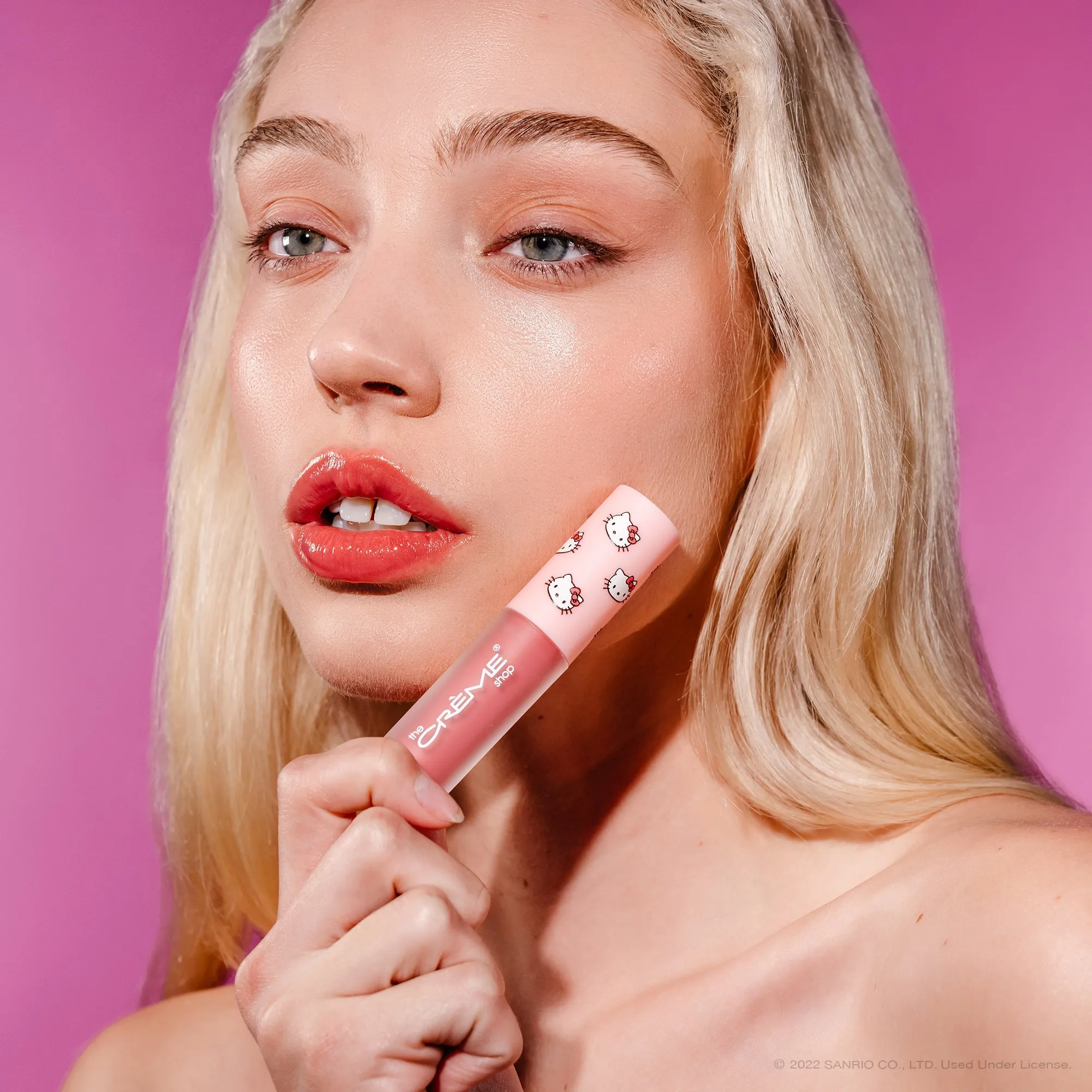 The Crème Shop x Hello Kitty Kawaii Kiss Moisturizing Lip Oil - Strawberry Flavored