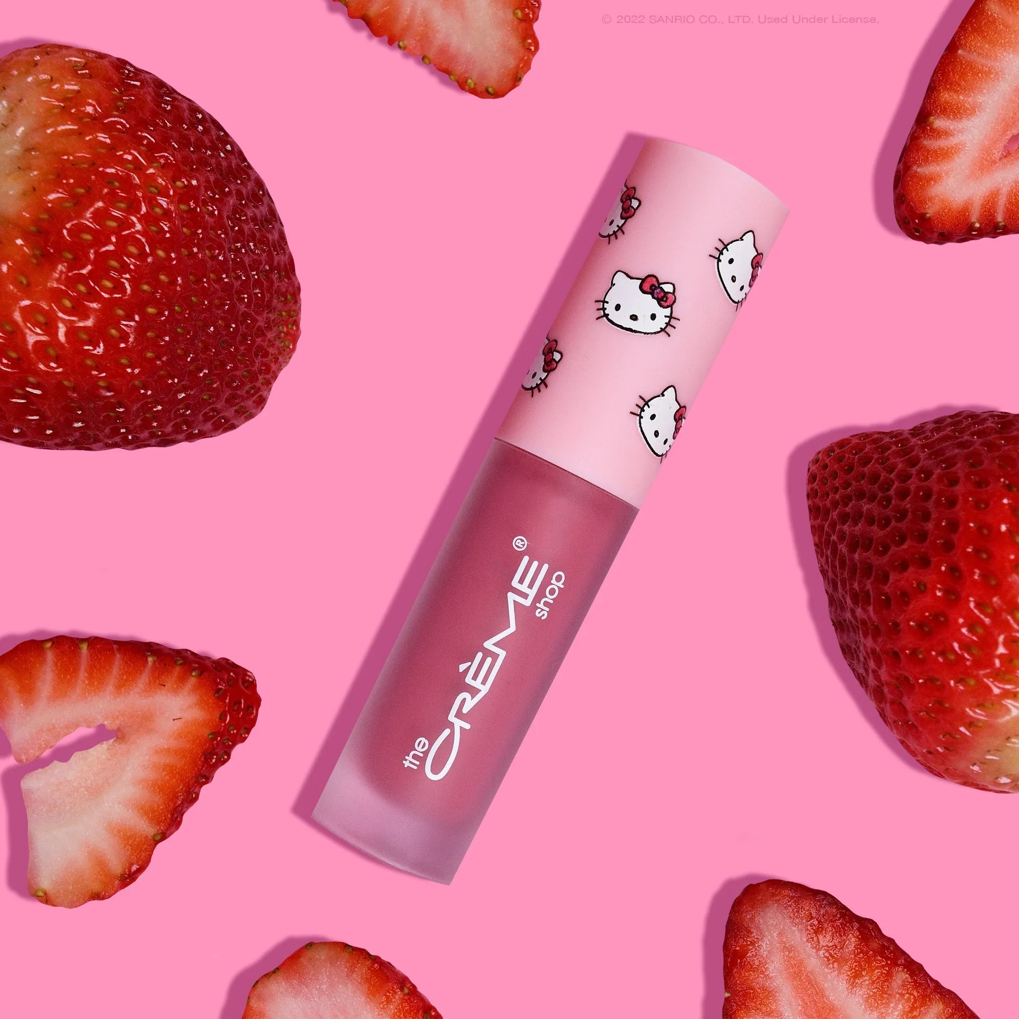 The Crème Shop x Hello Kitty Kawaii Kiss Moisturizing Lip Oil - Strawberry Flavored