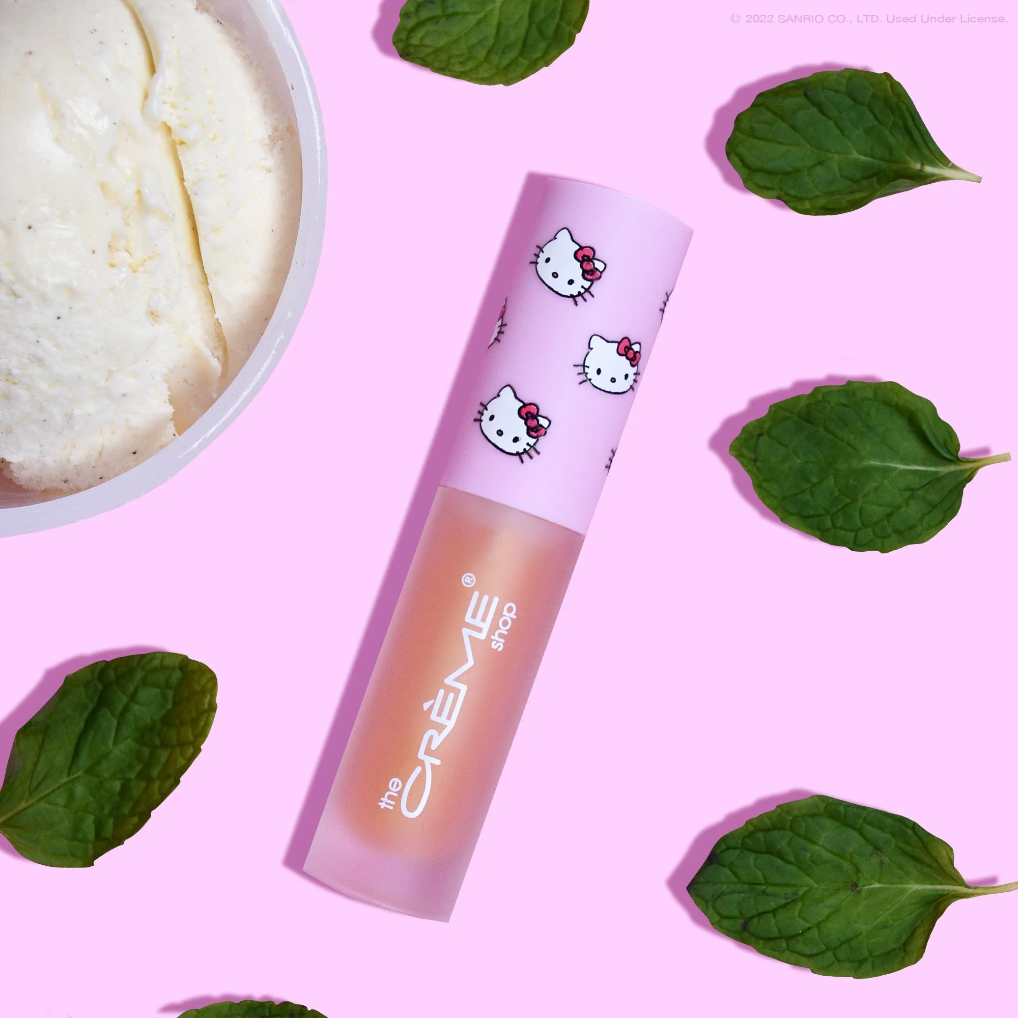 The Crème Shop x Hello Kitty Kawaii Kiss Moisturizing Lip Oil - Vanilla Mint Flavored