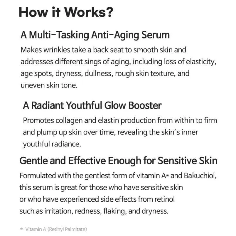 TIAM Vita A Bakuchiol Youth Serum 40ml